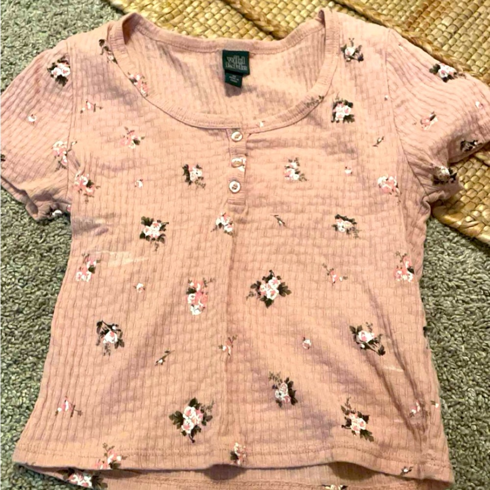 Floral crop tops